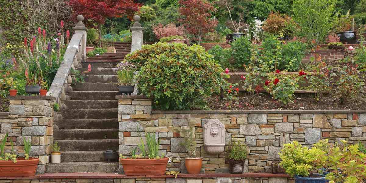 hardscape with stairs