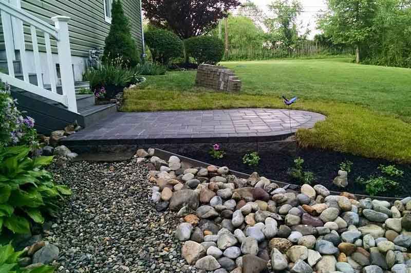 hardscape in front walkway