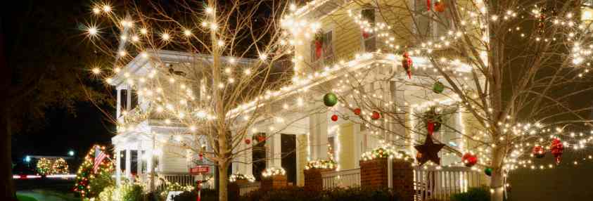 Holiday Lights at a home